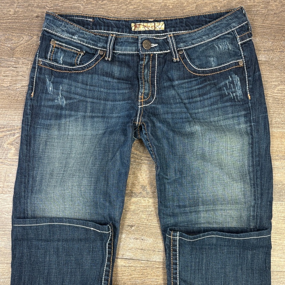 👖 BKE “Tenley” Jeans | Distressed Wash | Cropped Inseam Size 31